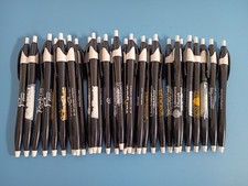 30ct Lot Misprint Retractable Click Pen Javalina Black with White Trim