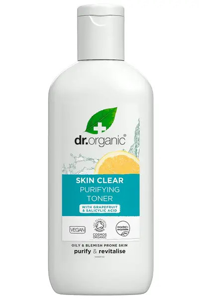 Dr Organic Skin Clear  Purifying Toner 200ml  - PACK OF 3 - New - Image 3