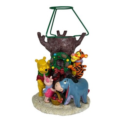 Disney Winnie Pooh Tigger Eeyore Piglet Christmas Votive Candle Holder