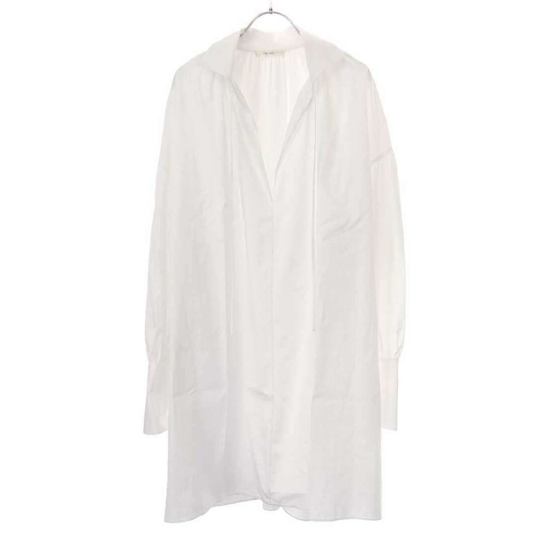 FILA THE ROW Maglione Basso Skipper Camicia Lunga Bianco XS Usato0