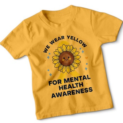 Kinder T-Shirt psychische Gesundheit It'S Ok To Feel Your Feelings Be Kind World