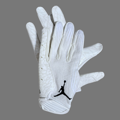 #ad #ad Nike Jordan Vapor Knit Fly Lock Football Gloves White Black Sz S NWT FD6992 102 $40.00