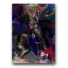 Ray Allen #3 Art Card Limited 35/50 Edward Vela Signed (Milwaukee Bucks)