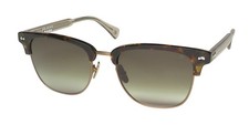 NEW JOHN VARVATOS SJV556 SUNGLASSES BROWLINE FULL-RIM BROWN 52-18-145 METAL 