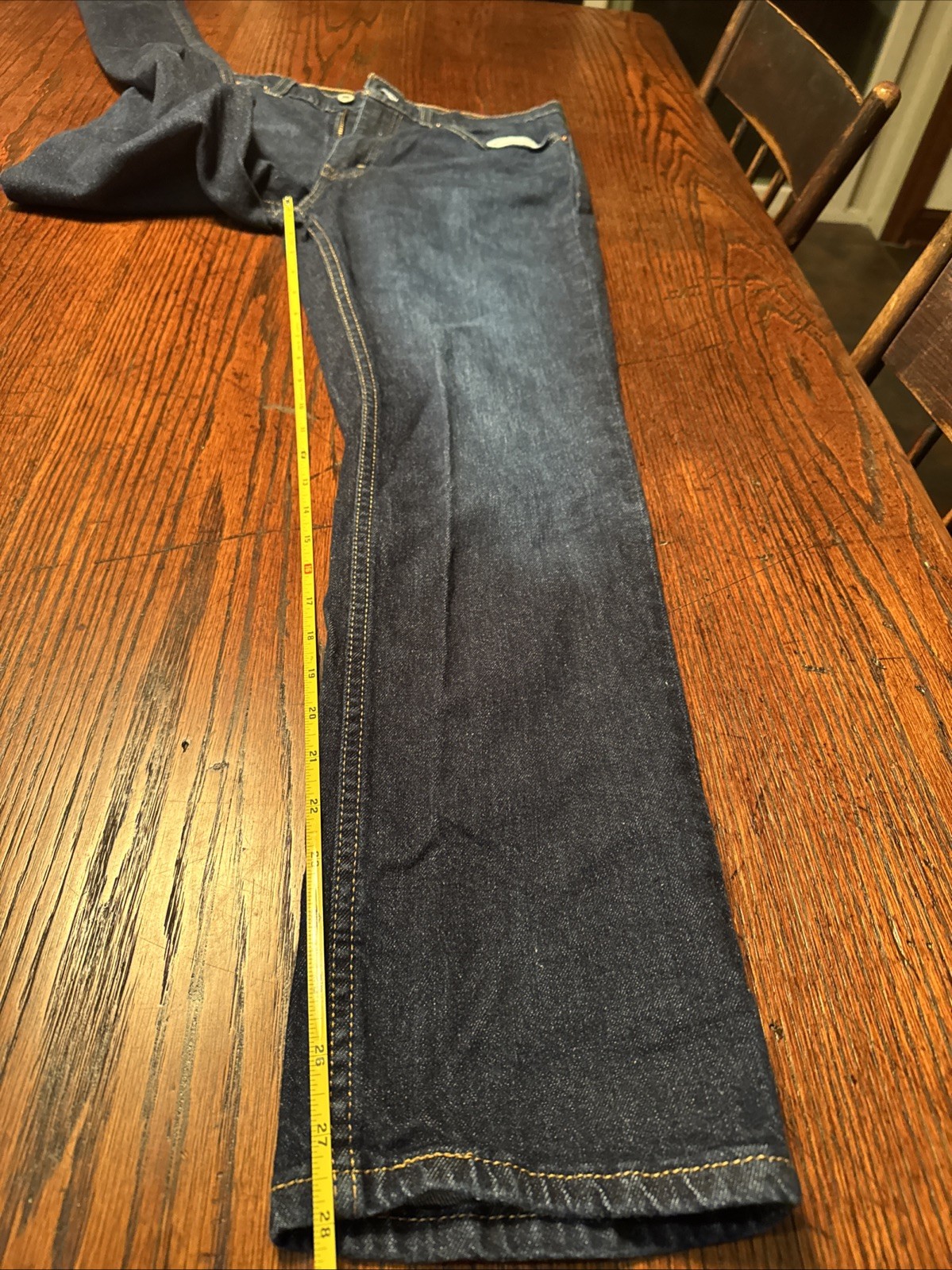 Levi's Premium 511 Jeans Men's Size 34x30 Slim Blue Denim Stretch Dark Wash thumbnail 3