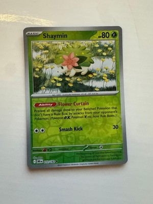 Shaymin 010/182 Reverse Holo  Destined Rivals Pokemon Near Mint