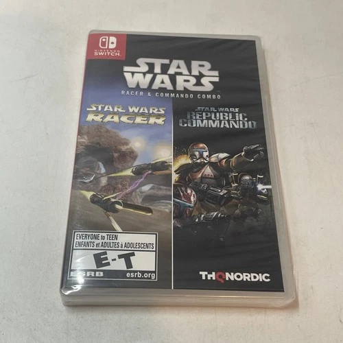 Star Wars Racer and Republic Commando Combo - Switch - New & Free Shipping!