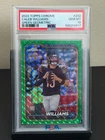 2024 Topps Chrome Caleb Williams Green Geometric /99 PSA 10 GEM Bears Rookie RC