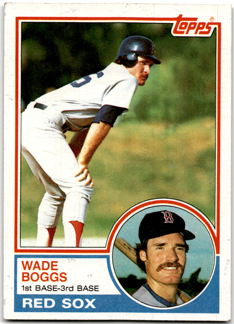 1983 Topps WADE BOGGS #498 RC