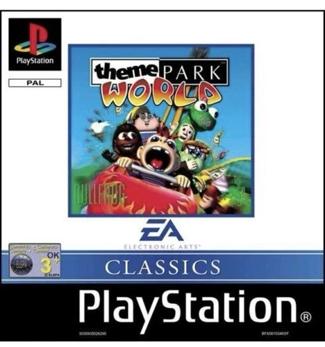 Theme Park World -- Classics Edition (Sony PlayStation 1, 2001) - FREE SHIPPING
