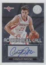 2012-13 Totally Certified Rookie Roll Call Silver Chandler Parsons #5 Auto s6i