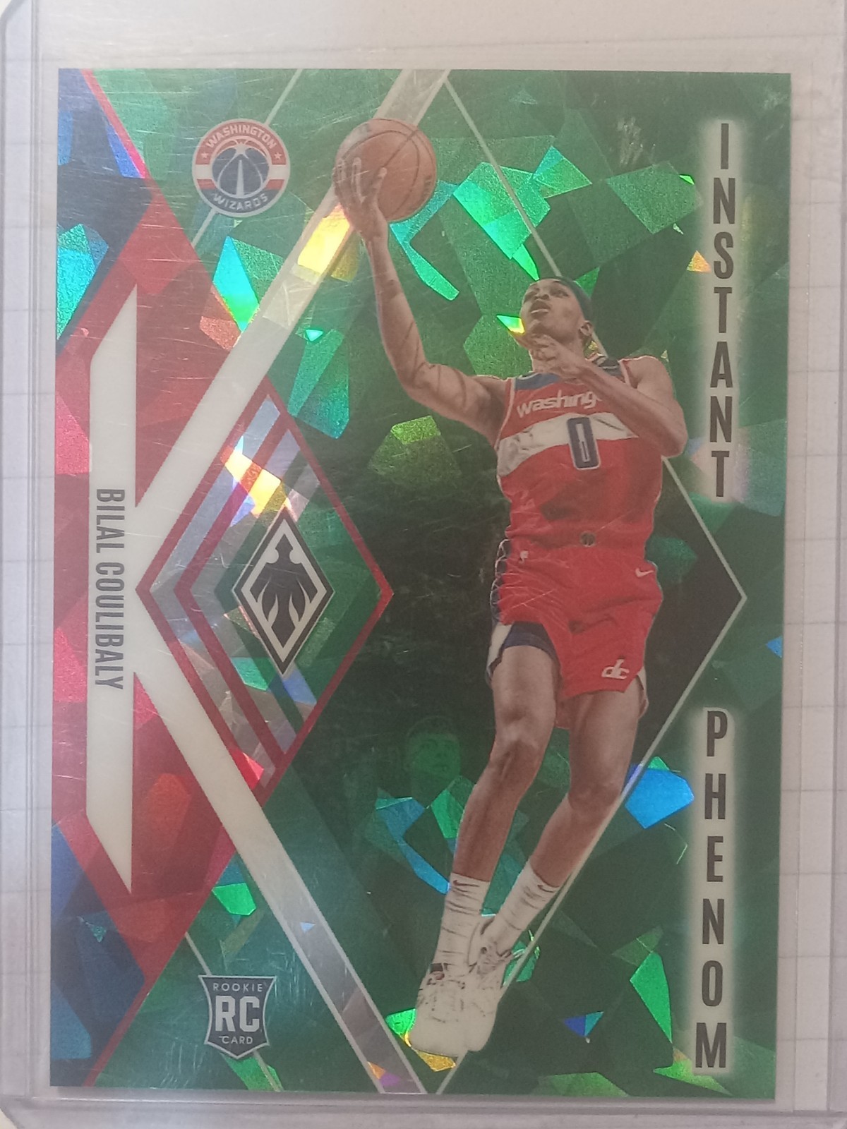 2023-24 Panini Phoenix - Instant Phenom Bilal Coulibaly #15 Green Ice /149 (RC)