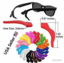 1 Pair Colorful Silicone Anti-slip Holder Eye Glasses Accessories Ear Hook Sport