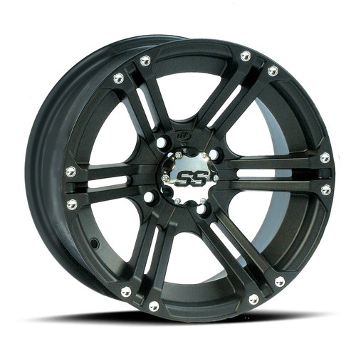 ITP SS212 Whl 14x6 4+2 4/137 12mm Matte Blk Can Am Outlander 570 L LE IRS (2016)