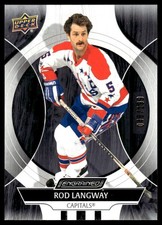 2024-25 UPPER DECK ENGRAINED ICONS EBONY ROD LANGWAY 048/199 WASHINGTON CAPITALS