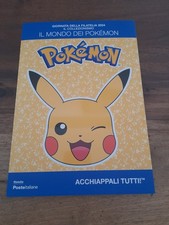 FOLDER FILATELIA POSTE ITALIANE POKEMON. FACCIALE 25 EURO