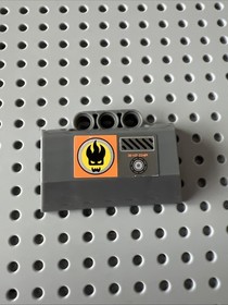 LEGO Agents Printed Parts Lot Slopes Tiles Brick Rotor Flame Skull 11pcs