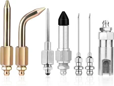 7pcs Grease Gun Accessory Kit, Comprise 2 Nozzle, 1 Needle Tip... 
