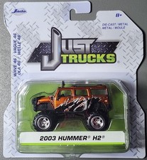 2003 Hummer H2 : Orange/Black : Just Trucks Series : Wave 46: 1:64 Scale Diecast