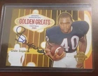 2005 Topps #GA8 Autographed Gale Sayers Golden Anniversary Gold Nuggets Bears