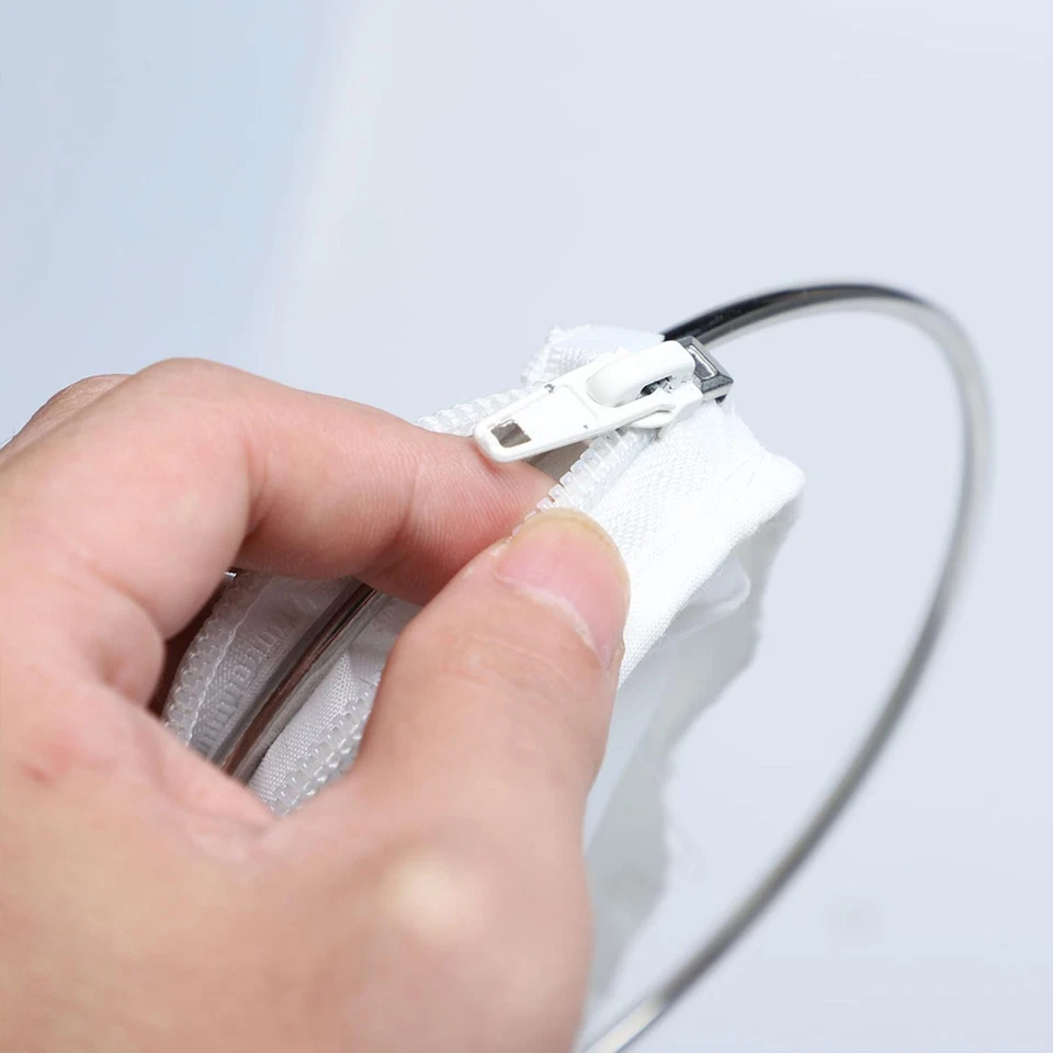 Bolsa de calcetín filtro colador paño de té café mango de acero inoxidable 5" Foto 2 de 4