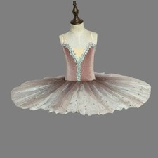 Brown Ballet Dress Girls Tutu Competition Ballet Skirts Professional Ballet Tutu