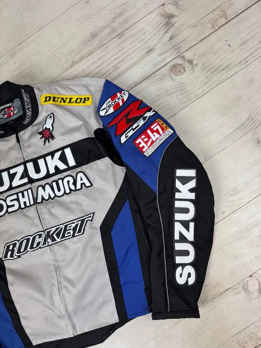 Joe Rocket Suzuki Yoshi Mura Motorcycle Racing Jacket Men Size L