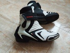 Vanucci RV7 Motorradstiefel Gr.41 Schwarz/Wei...
