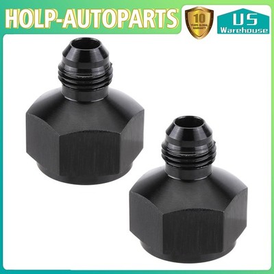 2 PACK 10AN Female to 6AN Male Flare Reducer Fitting Fuel Cell Bulkhead Adapter