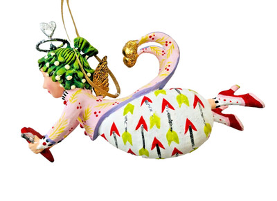 Patience Brewster LOVE ANGEL 5'' Ornament paradise NEW Mackenzie-Childs