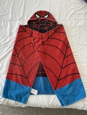 Pottery Barn Kids Spider-Man Hooded wrap Bath Towel Marvel Comics