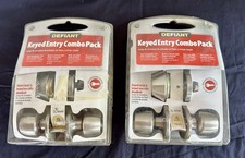 NEW Defiant Keyed Entry Combo Pack - Stainless Steel Finish