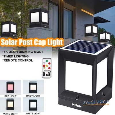 LOTS Solar LED Post Lights Deck Fence Outdoor Backyard Garden Lamps Decor