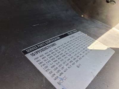 12-15 Chevrolet Cruze Driver Left Rear Door Green 95374821 for