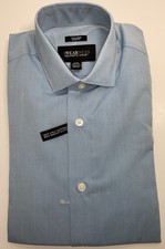 NWT Men  s Kenneth Cole Awearness Slim Fit Dress Shirt Light Blue 14.5 32/33