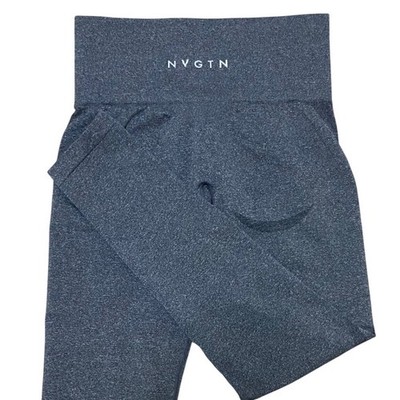 NVGTN Seamless Sculpt Leggings Scrunch Bum Compression Fitspo Gymcore Size Small