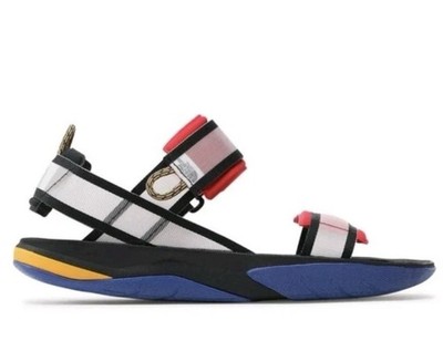 New 10 The North Face Men Unisex Red Black Skeena Sport Adjustable Strap Sandal