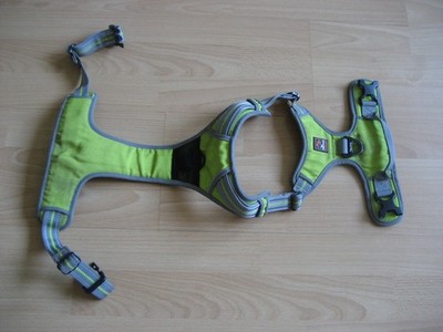 Hundegeschirr - Dogs Creek - Gr. S M ?! - Outdoor Gear - neongelb - mit Griff