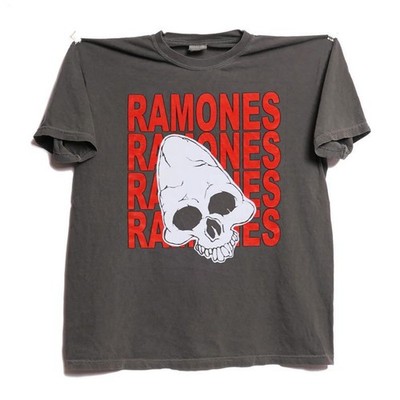 Ramones punk band unisex charcoal short sleeve t-shirt QT7933