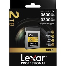 Lexar Lexar 2TB Professional Gold CFexpress 4.0 Type B Card