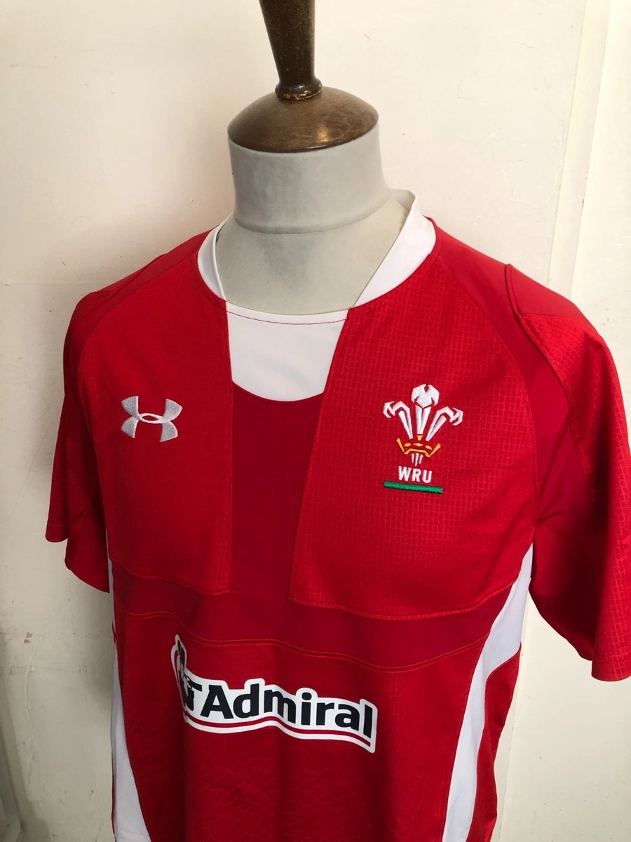Wales Rugby Union World Cup WRU 2011 Casual Red Tee T Shirt Mens 2XL XXL
