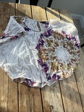 Warehouse Pure Silk Balloon Shape Blouse 12 Floral Print Handwash