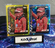 Topps Chrome  Sapphire F1 2025 Carlos Sainz Pole Position /75 and Base 