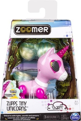 Spin Master Zoomer Zupps Tiny Unicorns ''Charm'' BRANDNEU