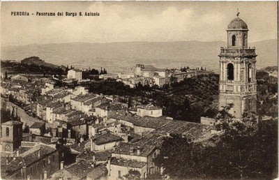 CPA PERUGIA Panorama del Borgo S.Antonio ITALIEN (547192)