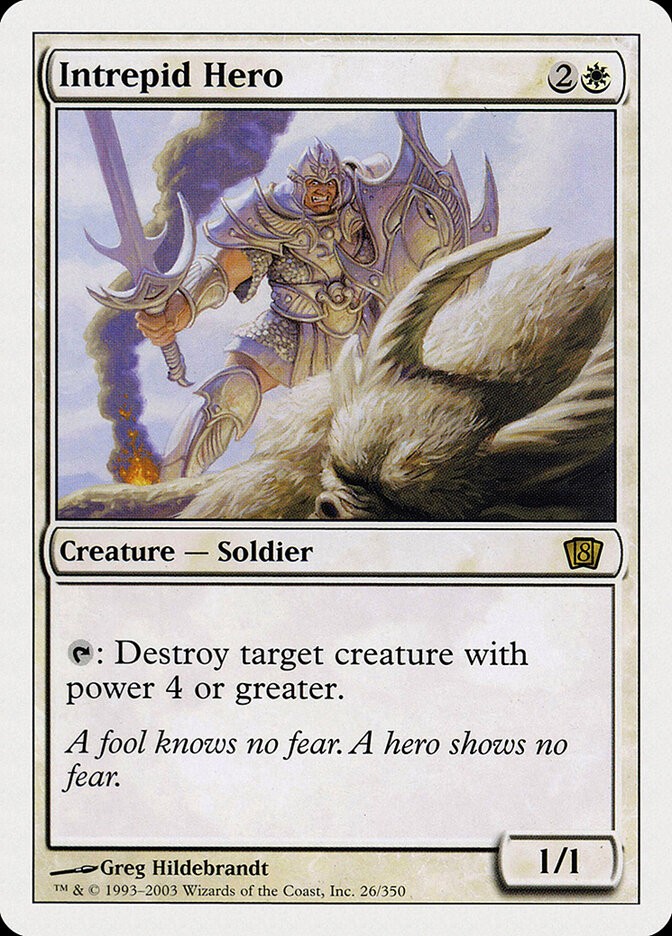 Intrepid Hero #26 - Eighth Edition - MTG - R