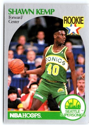 1990-91 NBA Hoops - Shawn Kemp #279 (RC)