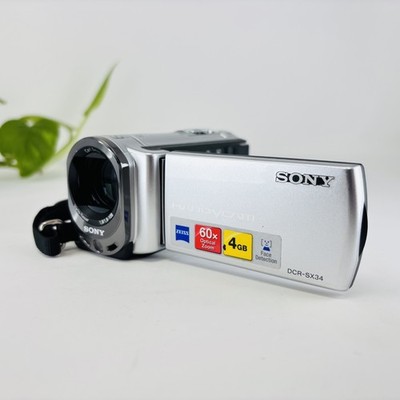 Sony Handycam DCR SX34 Zeiss Objektiv 60x Opt. Zoom 4GB Exzellenter Zustand  