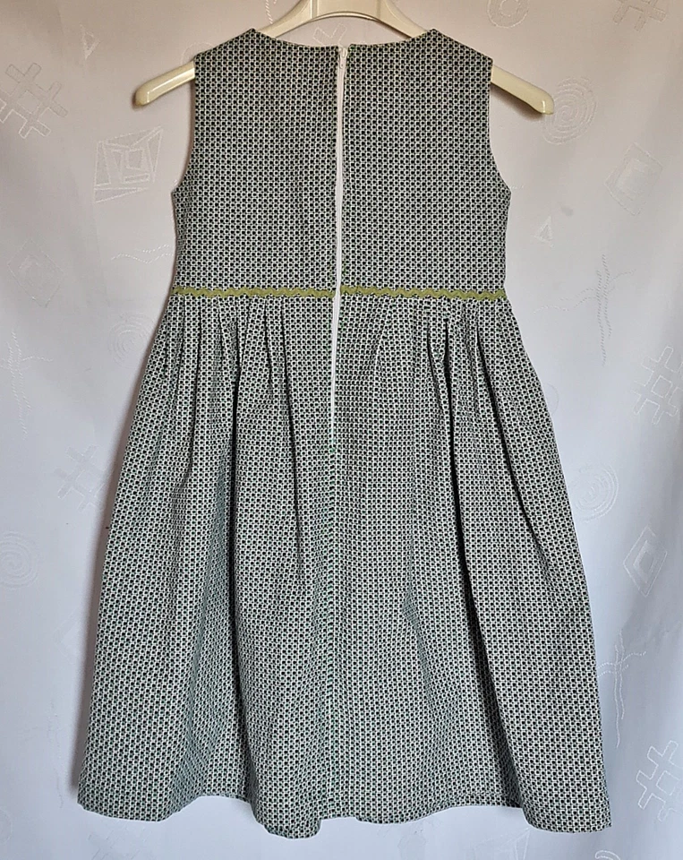 ВИНТАЖНОЕ ПЛАТЬЕ РУЧНОЙ РАБОТЫ TRACHTEN OKTOBERFEST DIRNDL TYROL ДЕВОЧКА РАЗМЕР: США 11/EU134 - Изображение 3 из 4