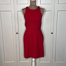 Express Red Sheath Midi Dress Sleeveless Size M NWOT $80 MSRP